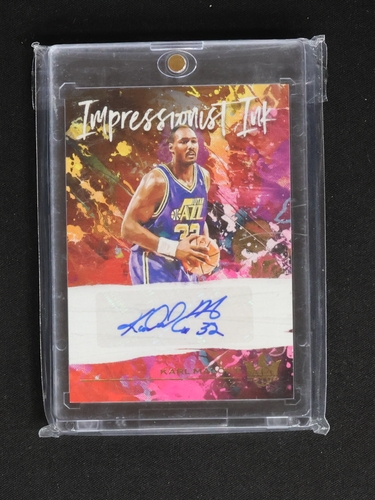 2020 Panini Court Kings Impressionist Ink Karl Malone — front