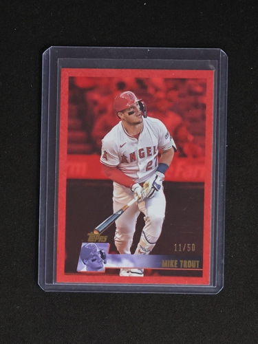 1996 Topps #11 Mike Trout — front