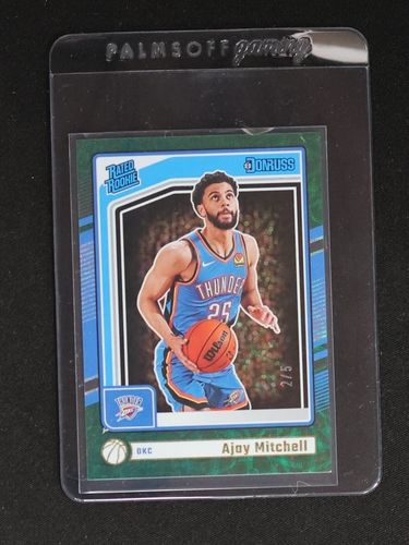 2024-25 Panini Donruss #218 Ajay Mitchell Rated Rookie — front
