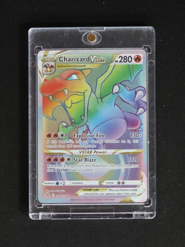 2022 Pokémon Sword & Shield Brilliant Stars #174 Charizard VSTAR — front