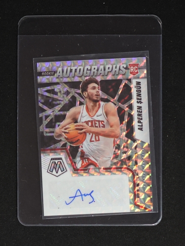 2021-22 Panini Mosaic #RAM-ASG Alperen Sengun Rookie Autographs — front