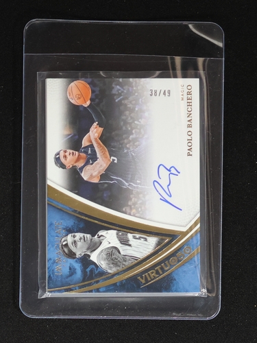 2024-25 Panini Immaculate Collection Virtuoso Autographs #38 Paolo Banchero — front