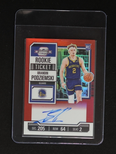 2023 Panini Contenders Optic Rookie Ticket #Brandin Podziemski — front