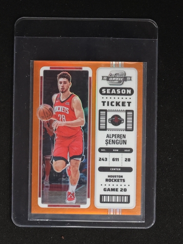 2022-23 Panini Contenders Optic Season Ticket #28 Alperen Sengun — front
