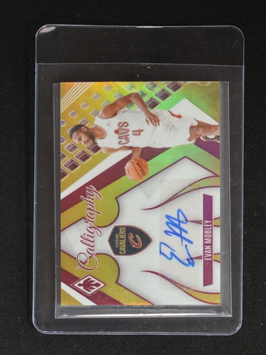 2023-24 Panini Phoenix Calligraphy #CG-EMB Evan Mobley — front