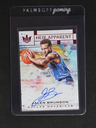 2018-19 Panini Court Kings Heir Apparent #HA-JBR Jalen Brunson — front