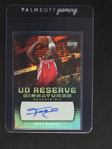2006-07 Upper Deck Reserve Signatures #AN Tracy McGrady — front
