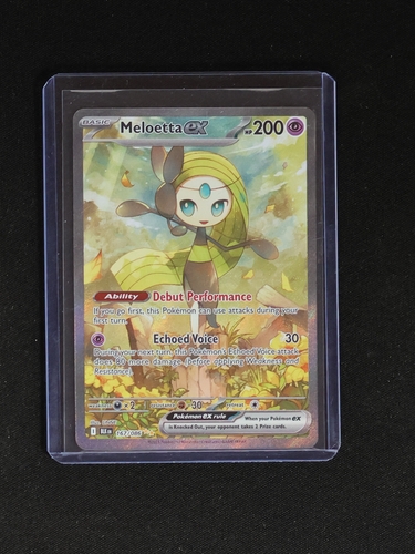 2025 Pokémon Black Bolt #167 Meloetta ex — front
