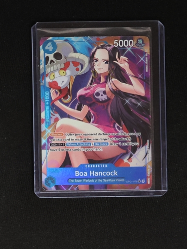 2024 One Piece The Best Premium Booster #OP01-078 Boa Hancock Alt Art — front