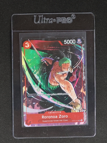 2023 One Piece Card Game Gift Collection #ST01-013 Roronoa Zoro — front