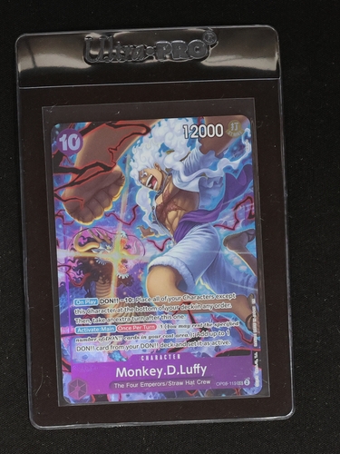 2025 One Piece TCG OP05-119 Monkey.D.Luffy 2nd Anniversary Set — front