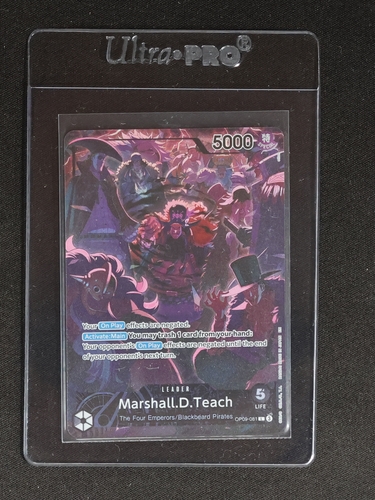 2025 One Piece OP09-081 Marshall.D.Teach — front