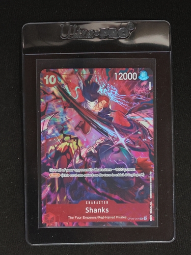 One Piece TCG OP09-004 Shanks (2nd Anniversary Alt) — front