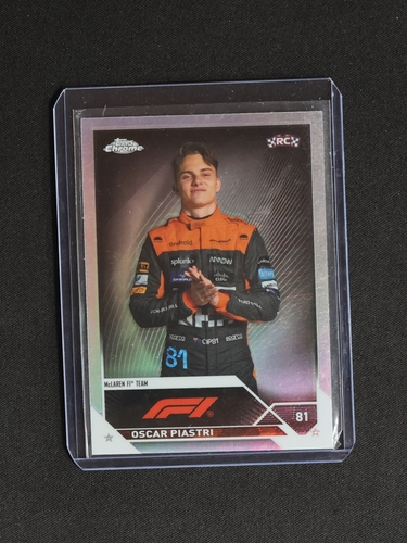 2023 Topps Chrome Formula 1 #81 Oscar Piastri — front