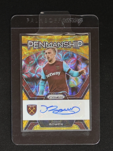 2023-24 Panini Prizm Premier League Penmanship Jarrod Bowen — front