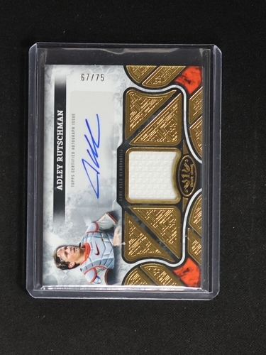 2025 Topps Tier One Relic Auto /75 Adley Rutschman — front