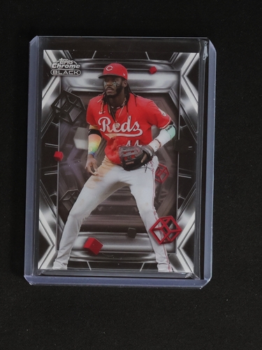 2025 Topps Chrome Black Depth of Darkness #DOD-16 Elly De La Cruz — front