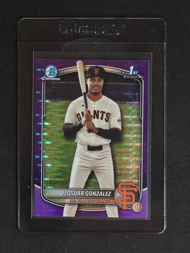 2025 Bowman Chrome #BCP-153 Josuar Gonzalez — front