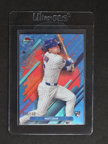 2025 Topps Finest #036 Matt Shaw — front