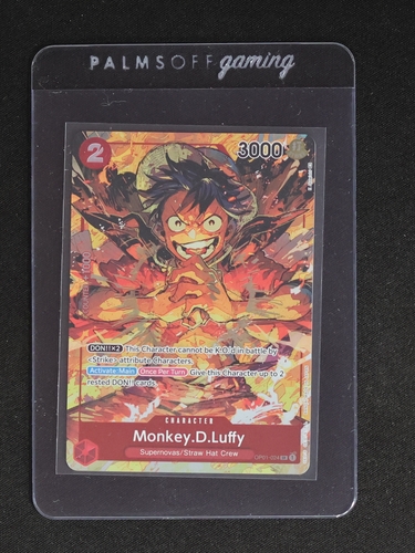 2022 One Piece OP01-024 Monkey D. Luffy Romance Dawn Alternate Art — front