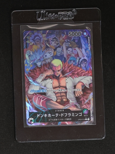2023 One Piece OP04-019 Donquixote Doflamingo Leader Alternate Art — front