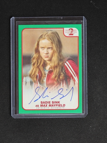 2019 Topps Stranger Things Season 2 #22 Sadie Sink as Max Mayfield Autograph — front