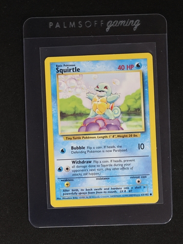 1999 Pokémon #63 Squirtle — front