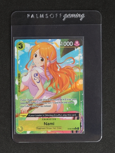 One Piece TCG ST29-008 Nami Starter Deck 29 Egghead — front