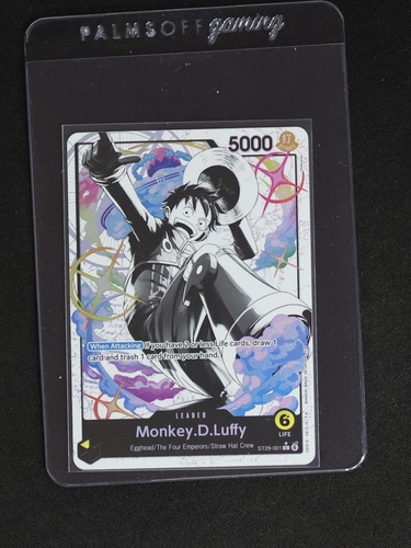 One Piece TCG ST29-001 Monkey.D.Luffy Alt Art Leader Card — front