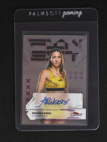 2025 Topps Finest UFC #FA-AR Amanda Ribas — front