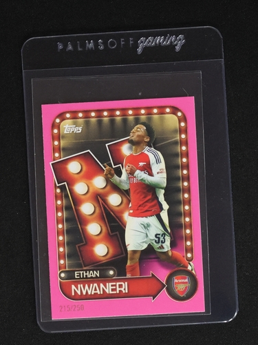 2025 Topps Name In Lights #215 Ethan Nwaneri — front