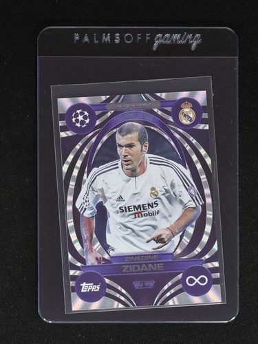 2025 Topps UEFA Champions League Infinity #∞ Zinedine Zidane — front