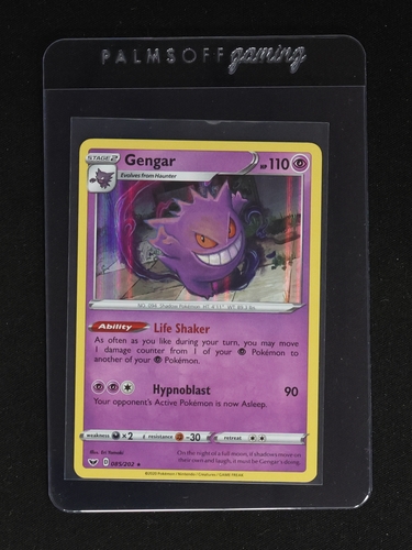 2020 Pokémon Sword & Shield Base Set #085 Gengar — front
