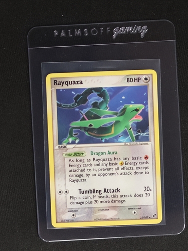 2005 Pokemon EX Deoxys #22 Rayquaza — front