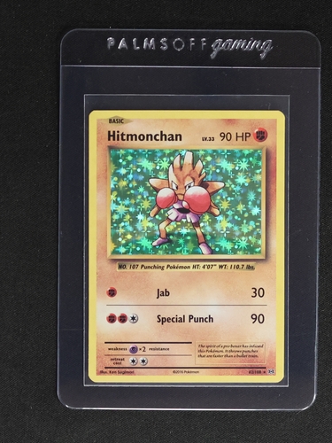 2016 Pokémon XY Evolutions #62 Hitmonchan — front