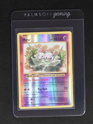 2016 Pokémon XY Evolutions #53 Mew — front