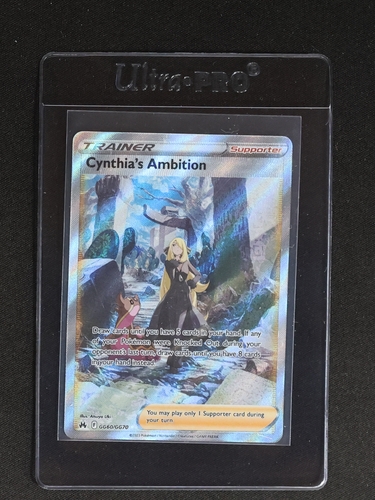 2023 Pokémon Crown Zenith #GG60 Cynthia's Ambition — front