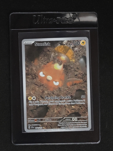 2024 Pokemon Surging Sparks #202/191 Stunfisk Illustration Rare — front