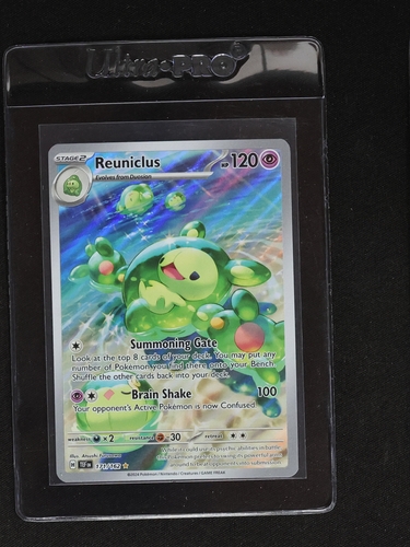 2024 Pokémon TCG Temporal Forces #171 Reuniclus Illustration Rare — front