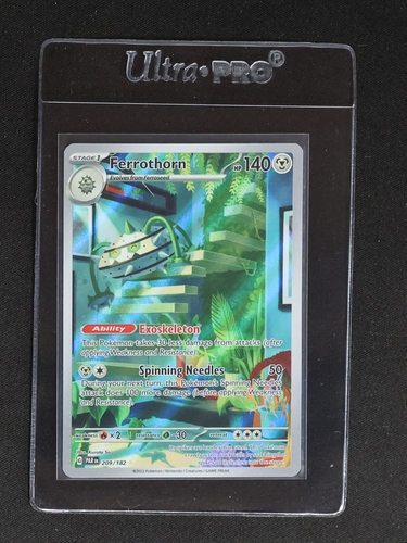 2023 Pokémon SV04 Paradox Rift #209 Ferrothorn — front
