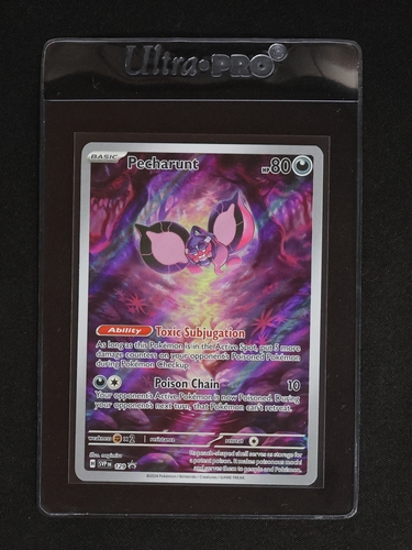 2024 Pokémon Center Black Star Promo #129 Pecharunt — front