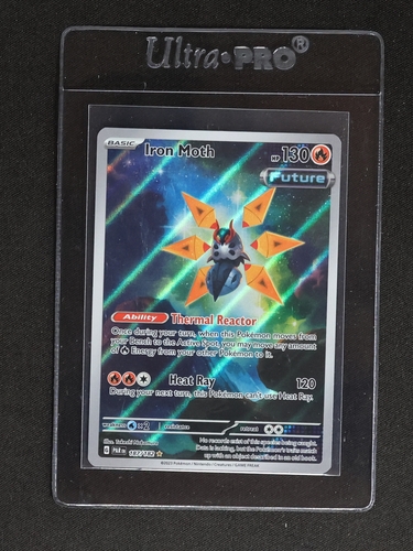 2023 Pokémon TCG Paradox Rift #187 Iron Moth Illustration Rare — front