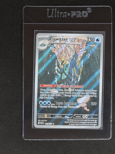2021 Pokémon ME01 #141 Clawitzer Mega Evolution Illustration Rare — front