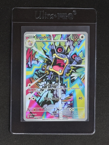 2023 Pokémon TCG SV04: Paradox Rift #212 Loudred Illustration Rare — front