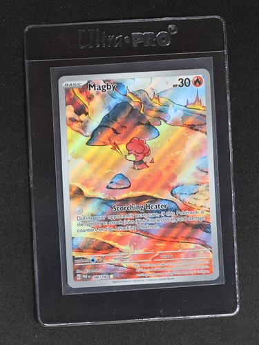 2023 Pokémon SV04: Paradox Rift #186 Magby Illustration Rare — front