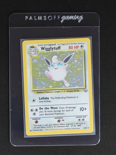 1999 Pokémon Jungle #16 Wigglytuff — front