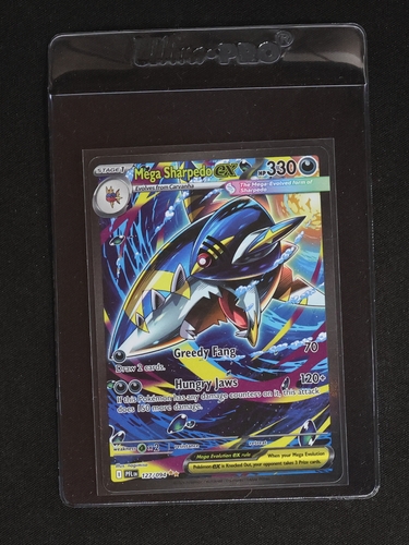 2025 Pokemon Mega Sharpedo ex #127/094 — front