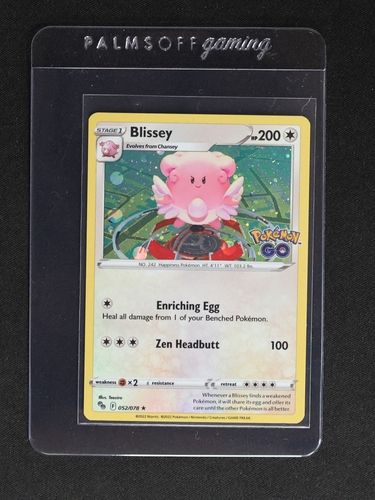2022 Pokémon TCG Pokemon GO #52 Blissey — front