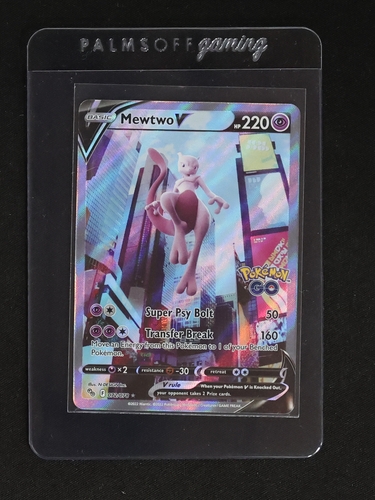 2022 Pokémon GO #72 Mewtwo V — front