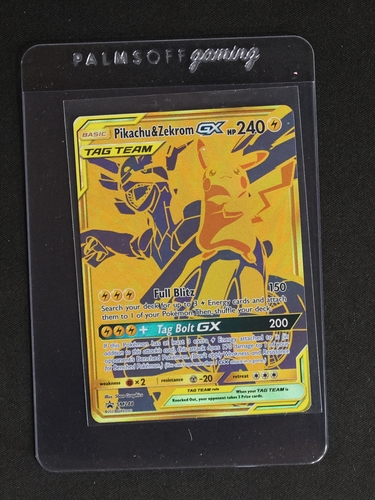 2021 Pokémon TCG SM Black Star Promo #SM248 Pikachu & Zekrom GX — front